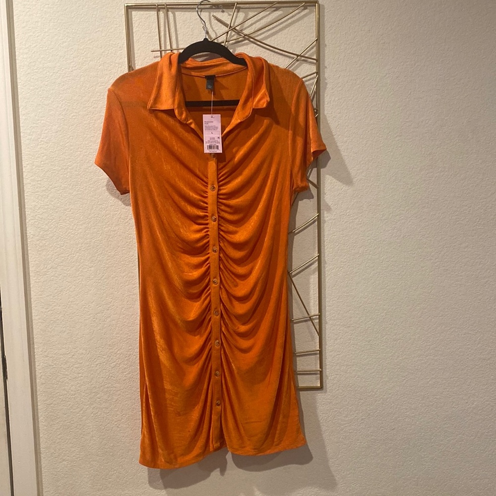 Orange wild fable dress